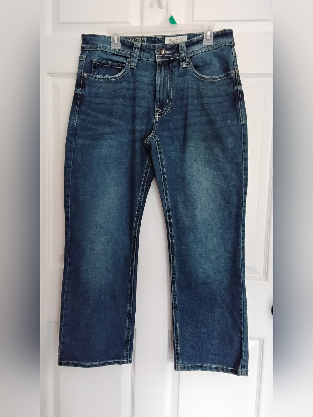 Men's TK AXEL Blue Denim Jeans - Classic Straight Fit